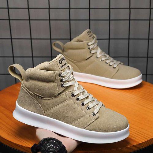 High top suede board shoes Air Force thick sole breathable 