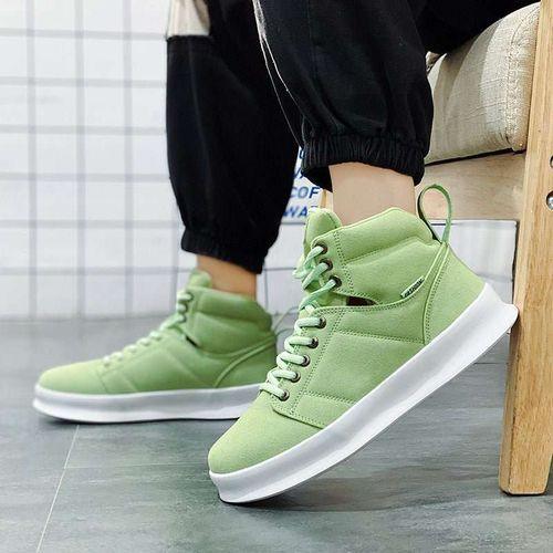 High top suede board shoes Air Force thick sole breathable 