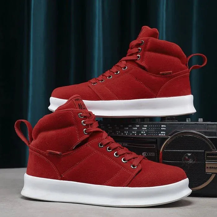 High top suede board shoes Air Force thick sole breathable 