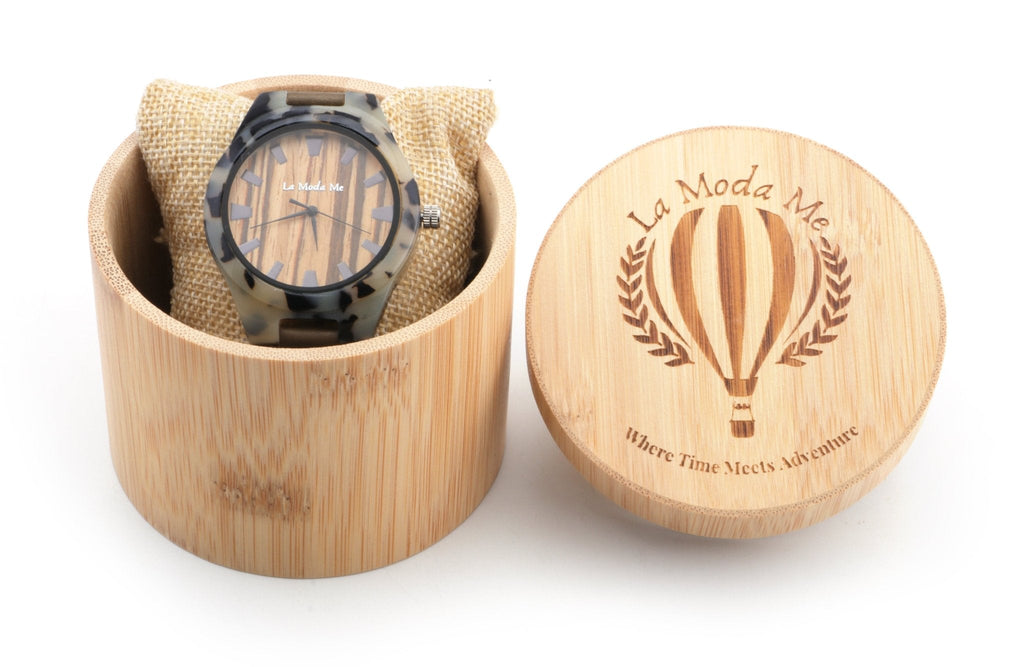 Watch Luce Forte - Eco-Friendly Acetate & Leather Timepiece