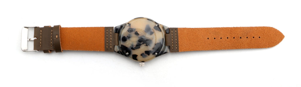 Watch Luce Forte - Eco-Friendly Acetate & Leather Timepiece