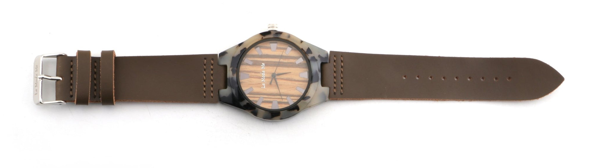 Watch Luce Forte - Eco-Friendly Acetate & Leather Timepiece