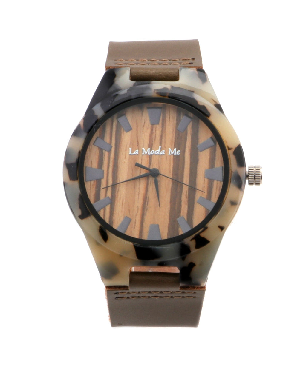 Watch Luce Forte - Eco-Friendly Acetate & Leather Timepiece