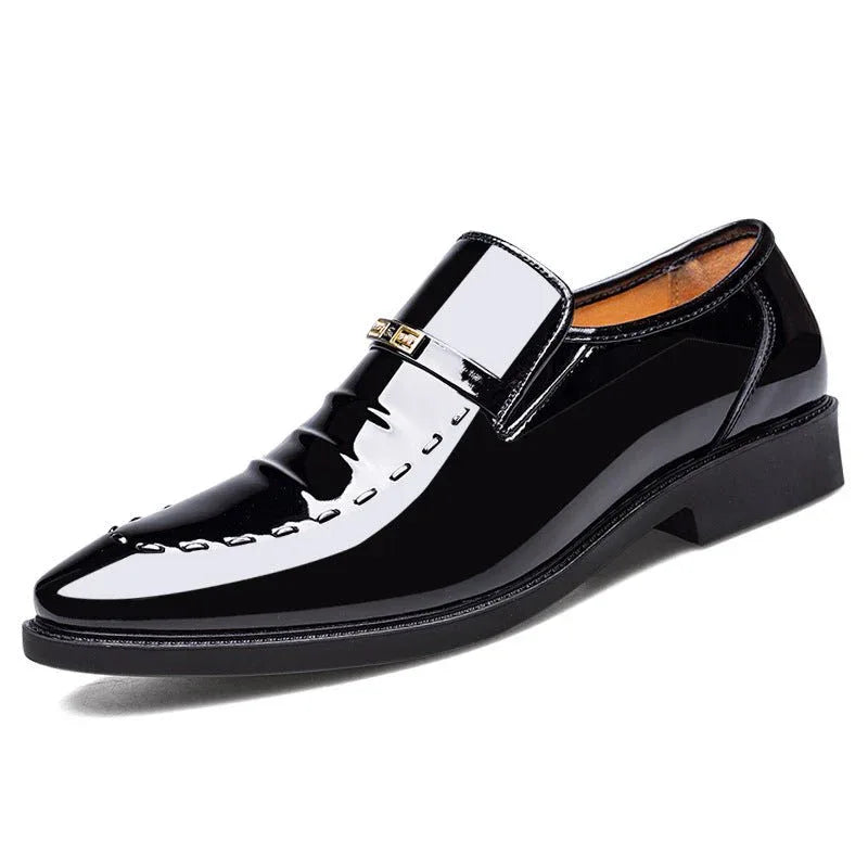 Large size leather shoes men's breathable Korean style shoe - tif-shop24.de