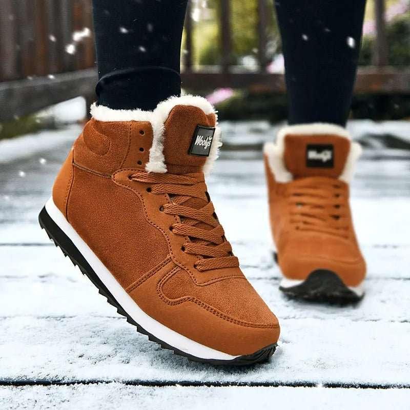 Men Boots Waterproof Winter Boots Men Lightweight Hight Top Plus 48 No Slip Warm Snow Boots Plush Women Footwear Leather Shoes - tif-shop24.de