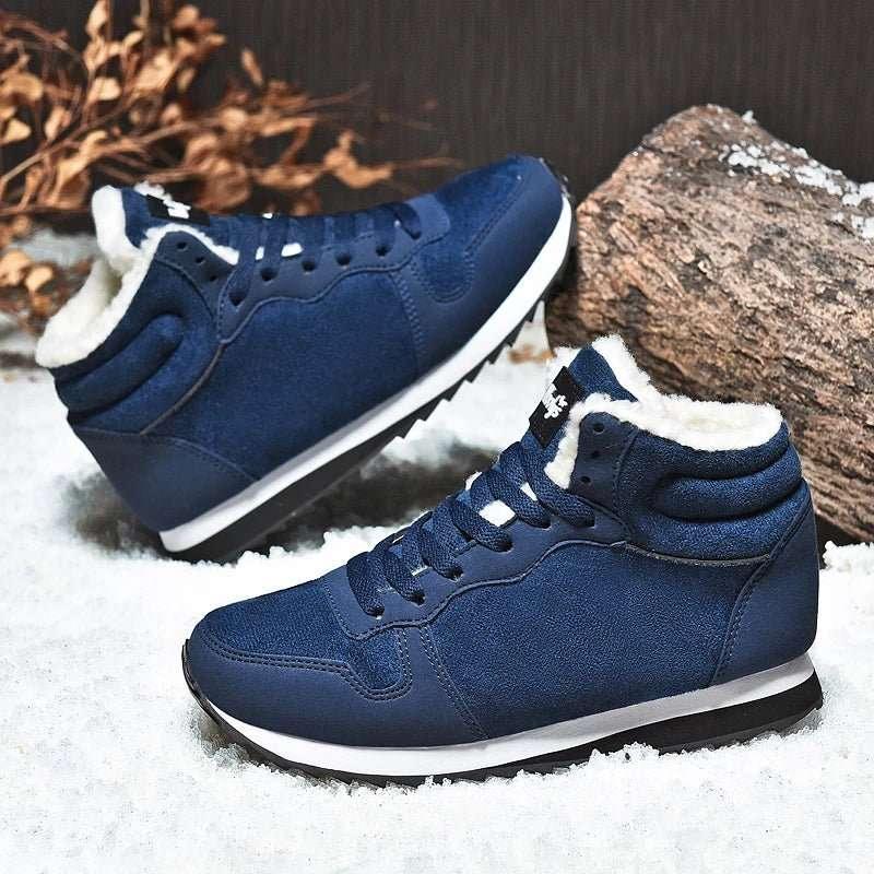 Men Boots Waterproof Winter Boots Men Lightweight Hight Top Plus 48 No Slip Warm Snow Boots Plush Women Footwear Leather Shoes - tif-shop24.de