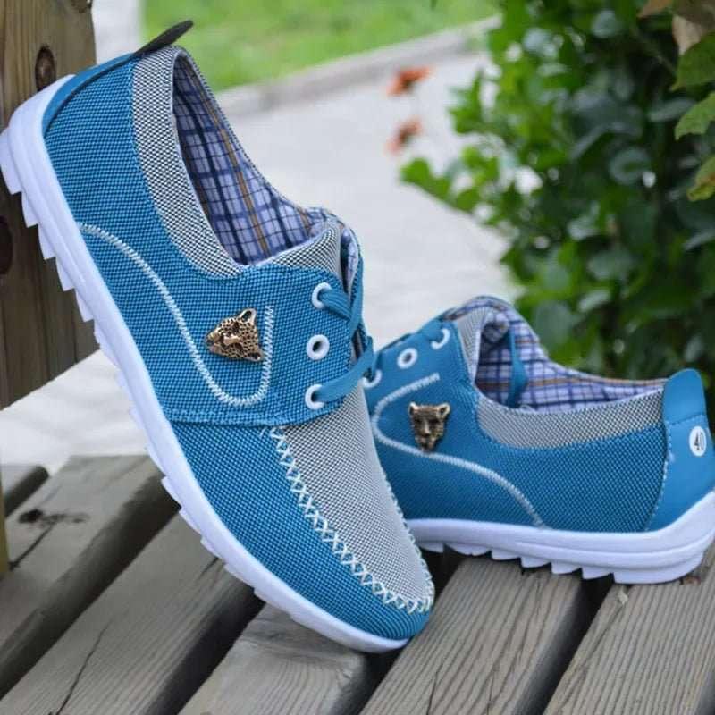 Men Casual Sneakers Flat Canvas Shoes for Men Spring Summer
