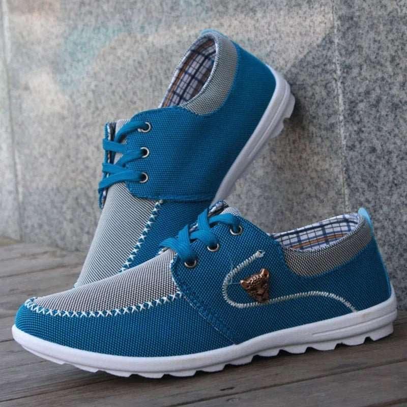 Men Casual Sneakers Flat Canvas Shoes for Men Spring Summer Comfortable Male Sneakers Soft Big Size Driving Footwear Peas Shoes - tif-shop24.de