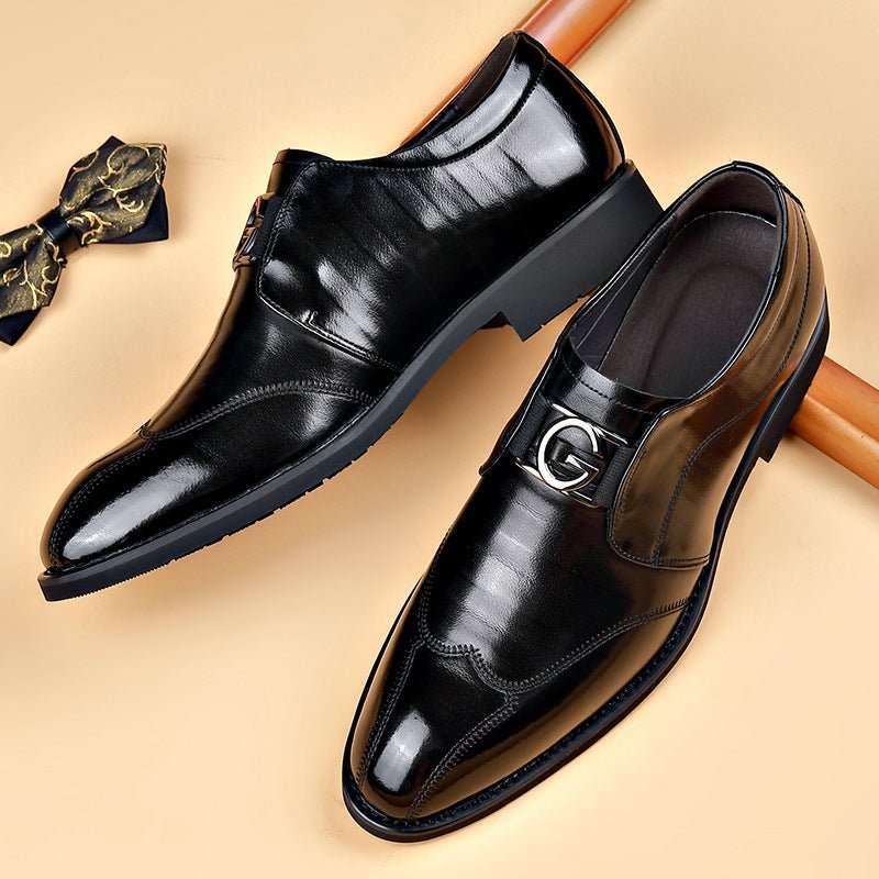 Men's pointed leather shoes business casual shoes tifshop24 