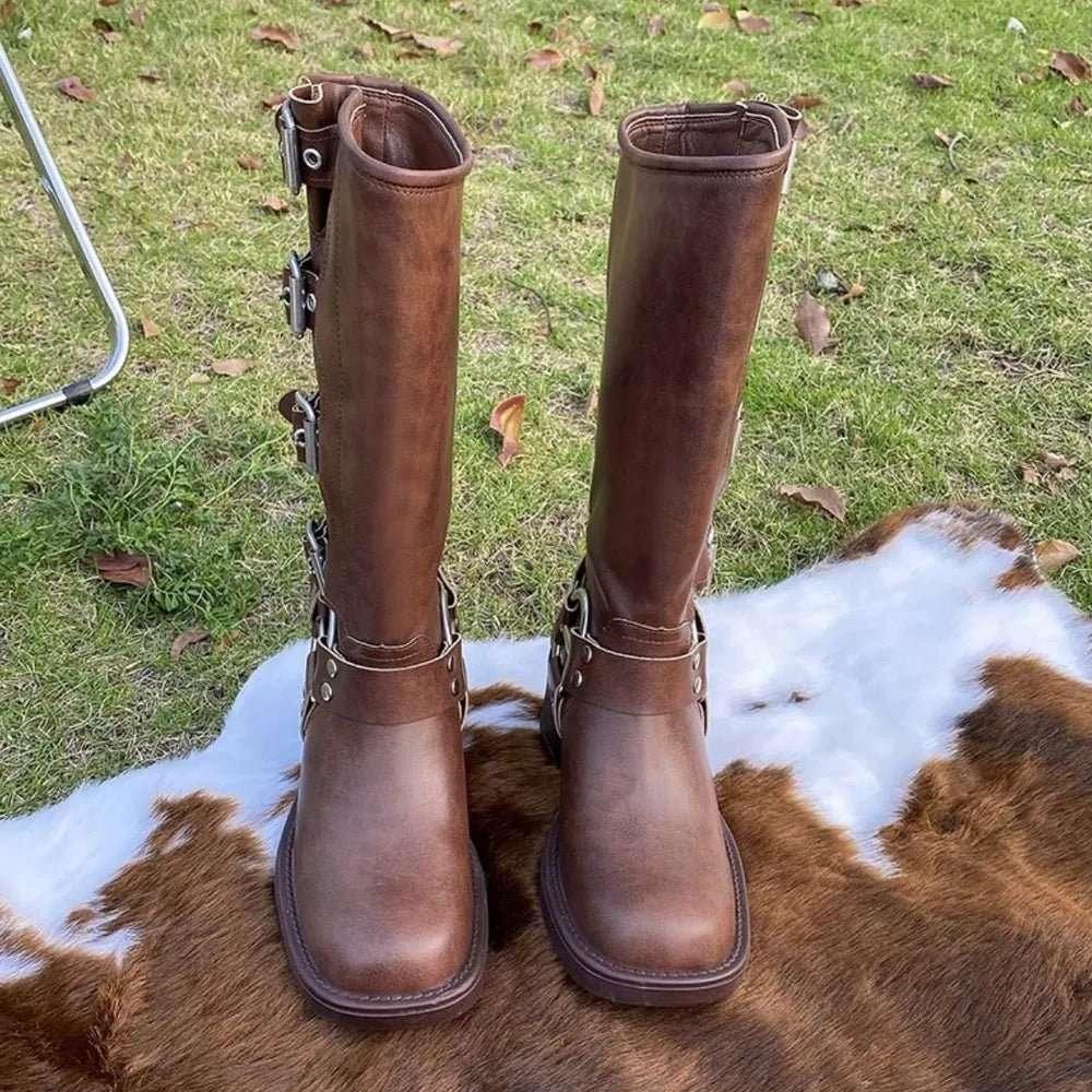 Damen Stiefeletten Runde Spitze Elegante Ankle Boots 