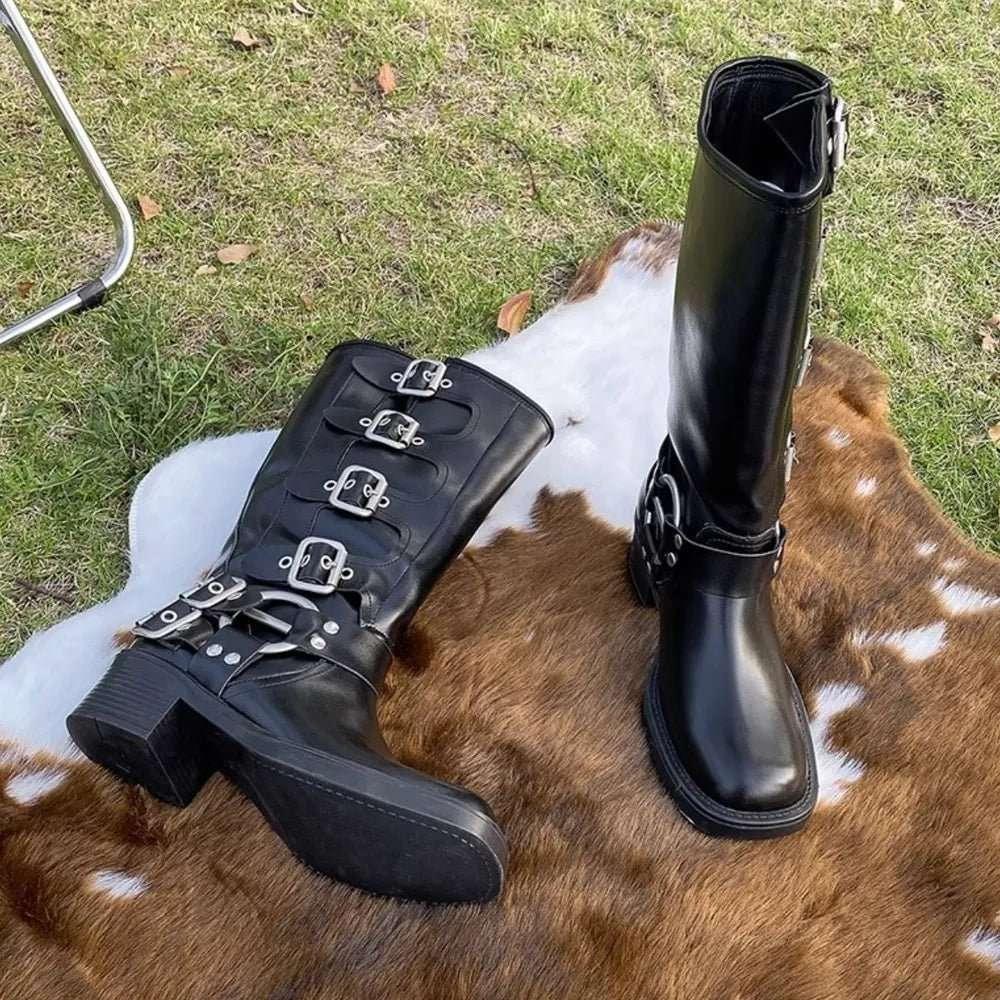 Damen Stiefeletten Runde Spitze Elegante Ankle Boots 