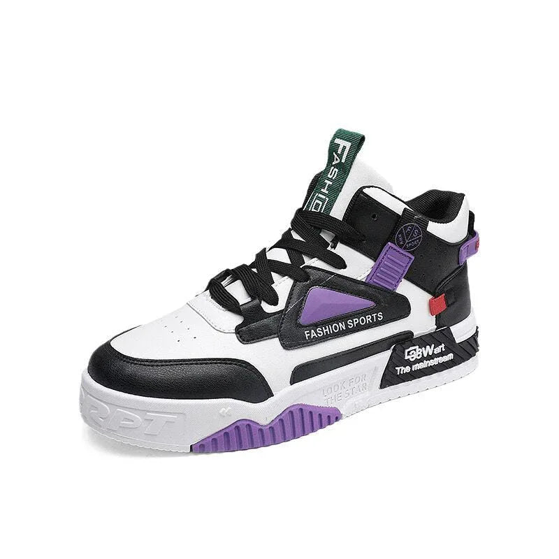 Spring men's new breathable high top comfortable trendy 