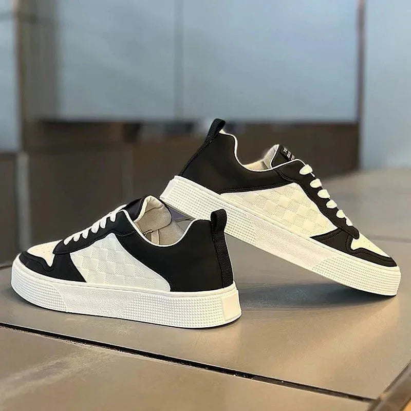 Summer men's new breathable white shoes men's trendy and versatile thick soled sports shoes casual shoes board shoes trendy shoes - tif-shop24.de