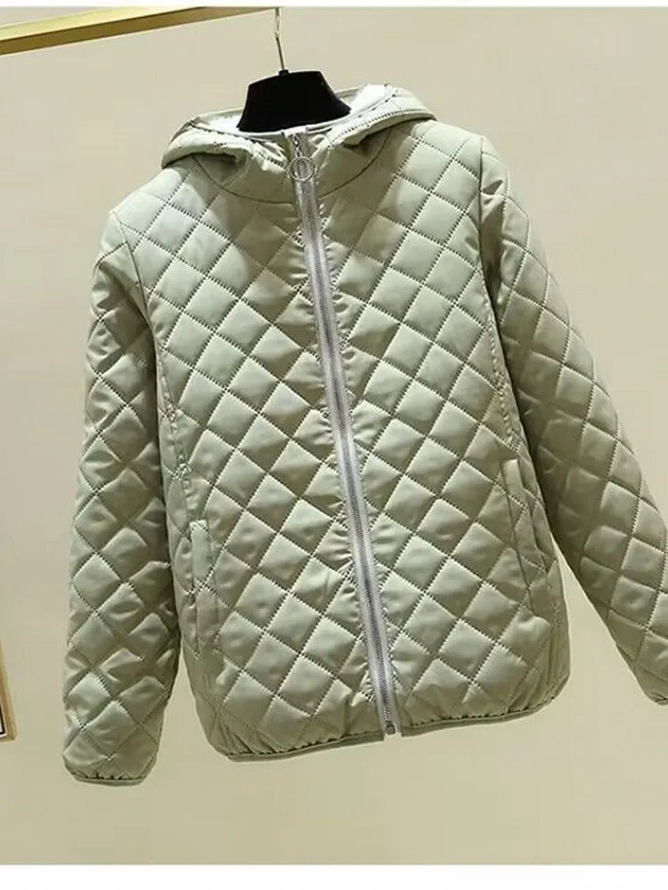 Neue Leichte Mit Kapuze Baumwolle Mode Kurze Mantel Gefütterte Jacke - tif-shop24.de