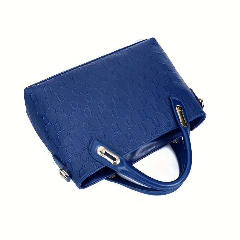 4-teiliges Set Neue Handtasche Schulter-Tragepaket Kosmetiktasche Aus PU-Leder - tif-shop24.de