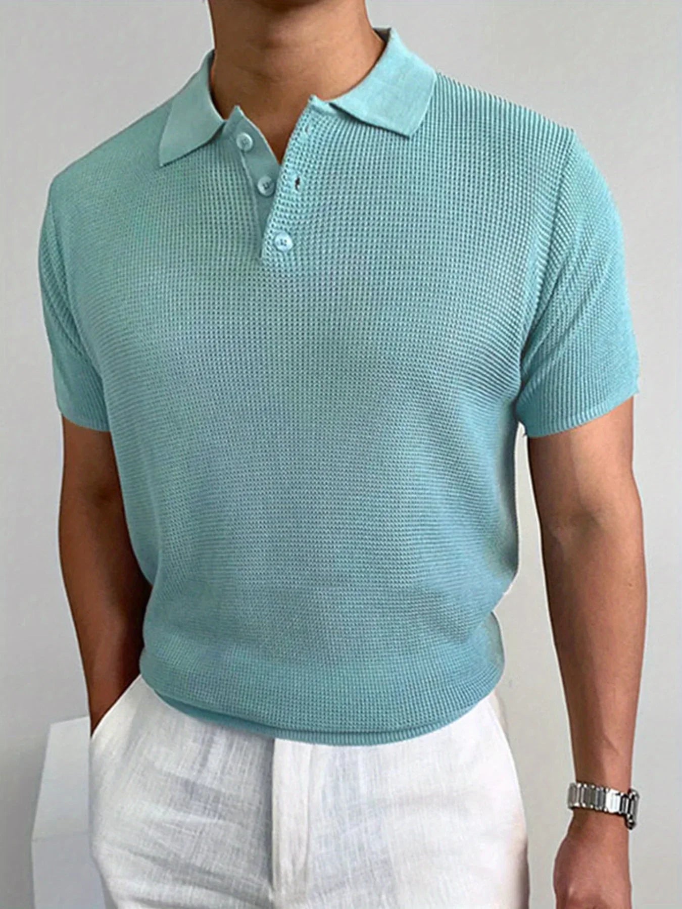 Bequemes Atmungsaktives, Mit Reverskragen, Frühling & Sommer - tif-shop24.de