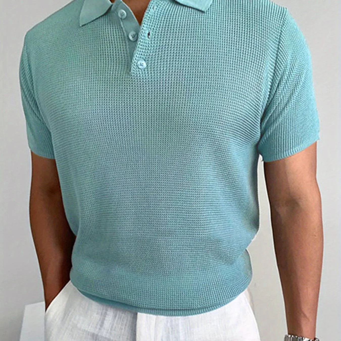 Bequemes Atmungsaktives, Mit Reverskragen, Frühling & Sommer - tif-shop24.de