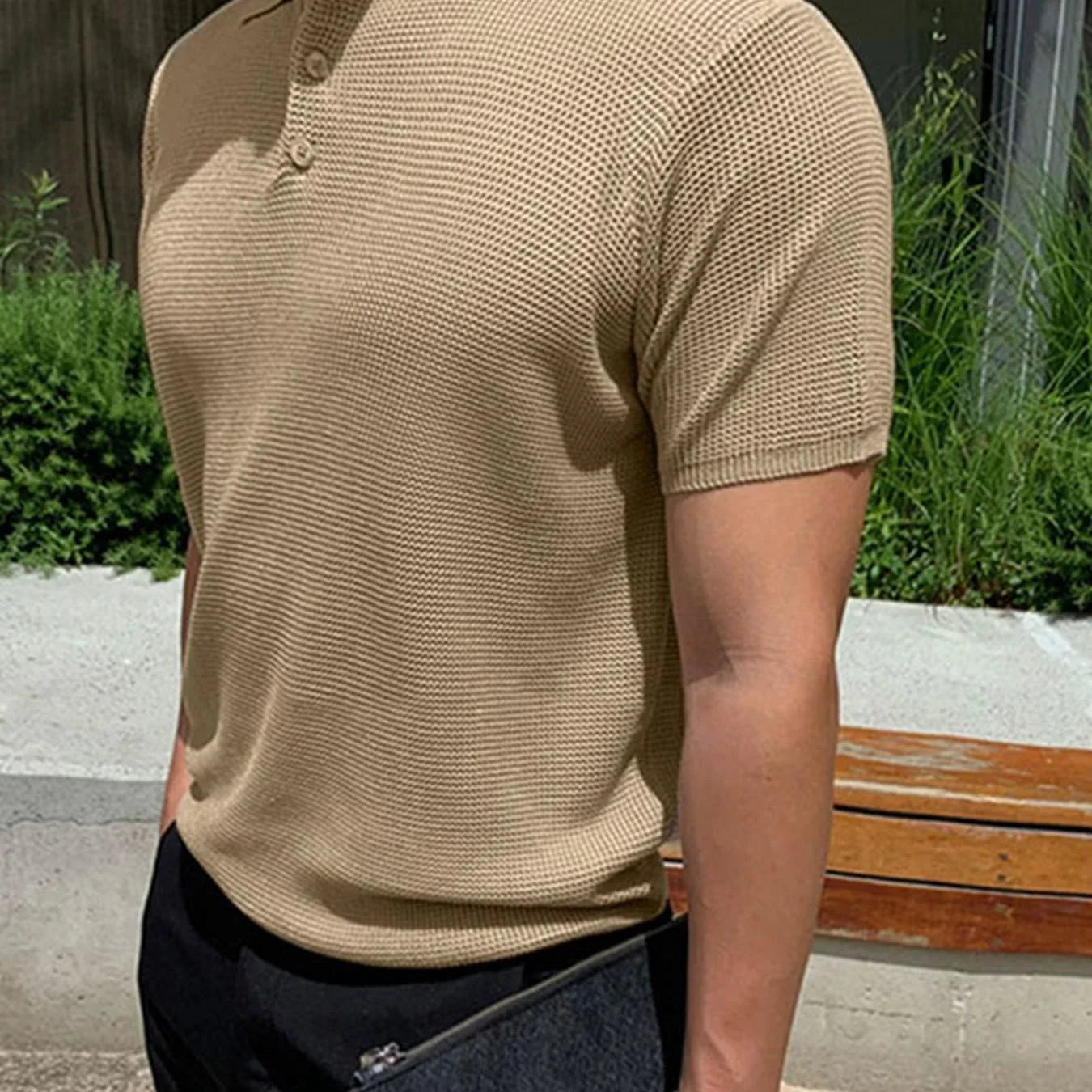 Bequemes Atmungsaktives, Mit Reverskragen, Frühling & Sommer - tif-shop24.de