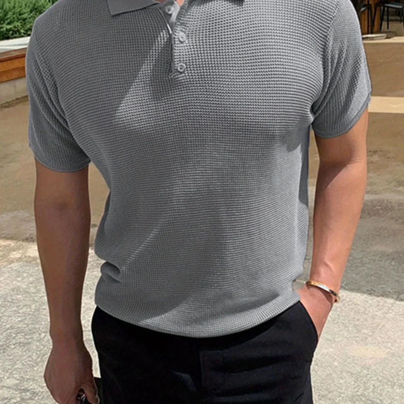 Bequemes Atmungsaktives, Mit Reverskragen, Frühling & Sommer - tif-shop24.de