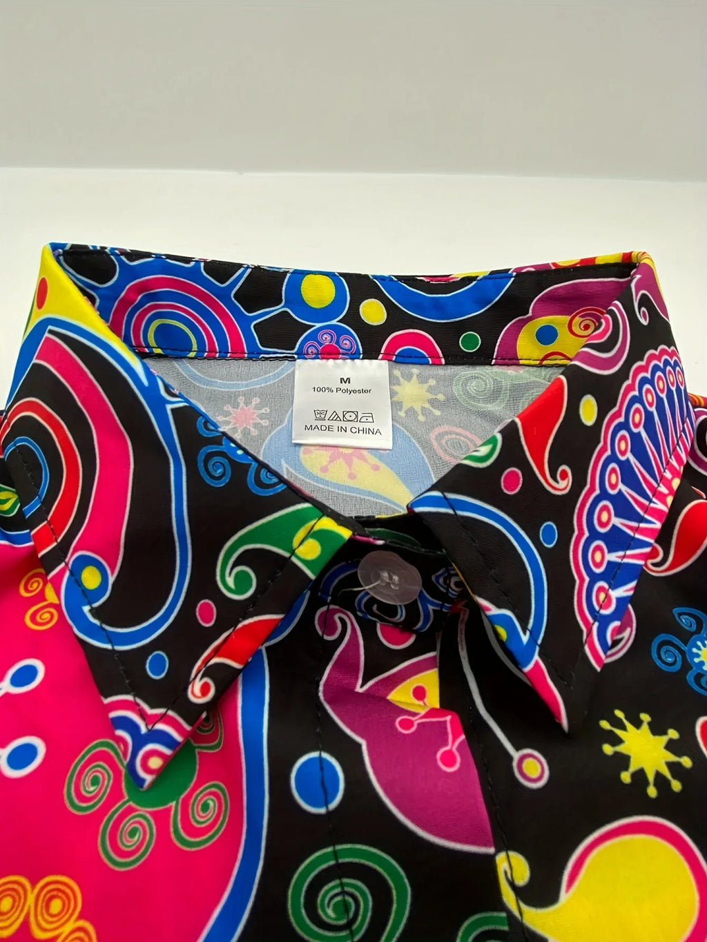 Langarmshirt Mit Neuartigem Muster, Grafisches Button-Up-Hemd Für Frühling Und Herbst - tif-shop24.de