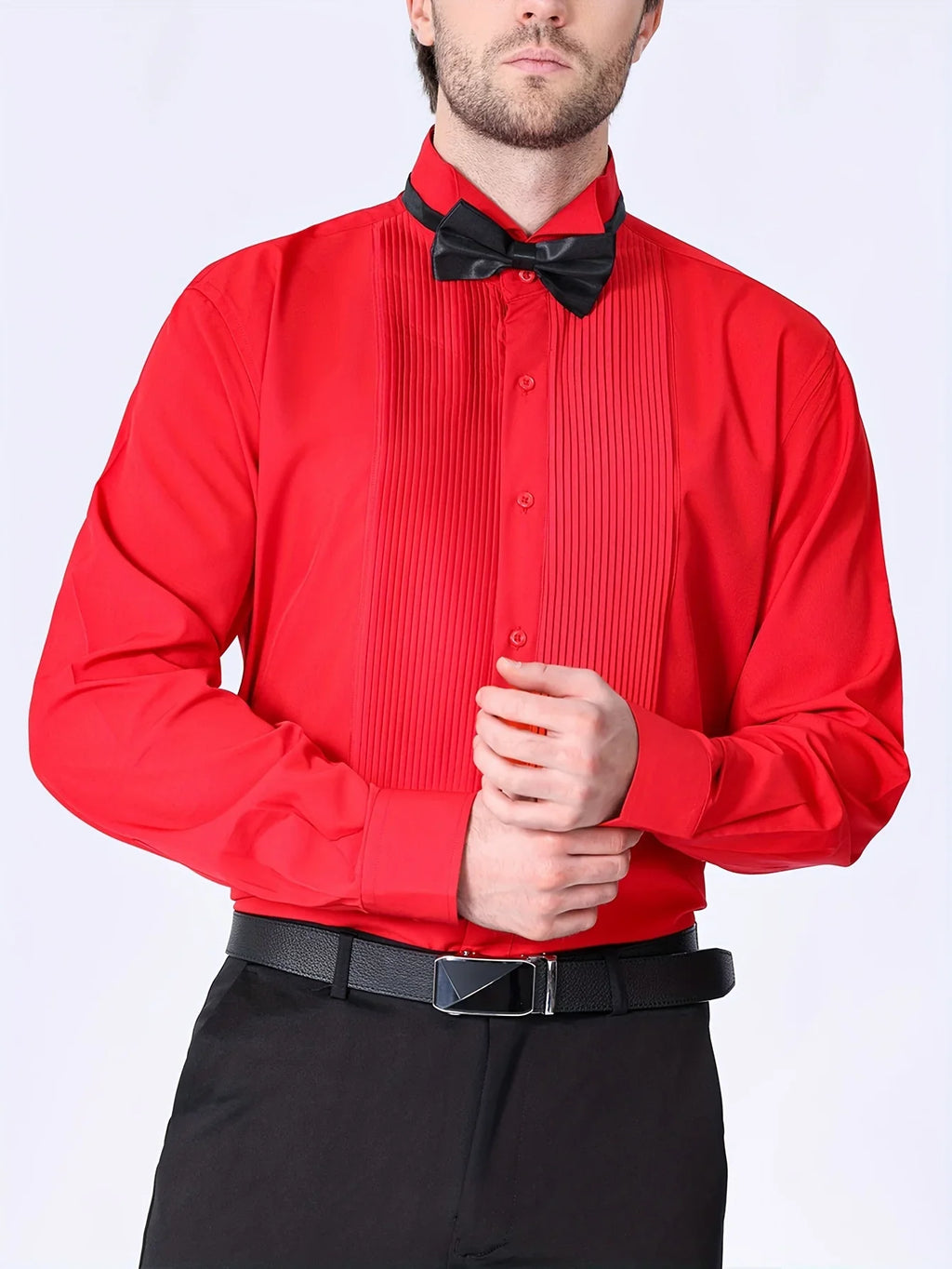 Langen Ärmel, Knopfleiste Geschäftliche Bankette Und Hochzeitsfeiern - tif-shop24.de