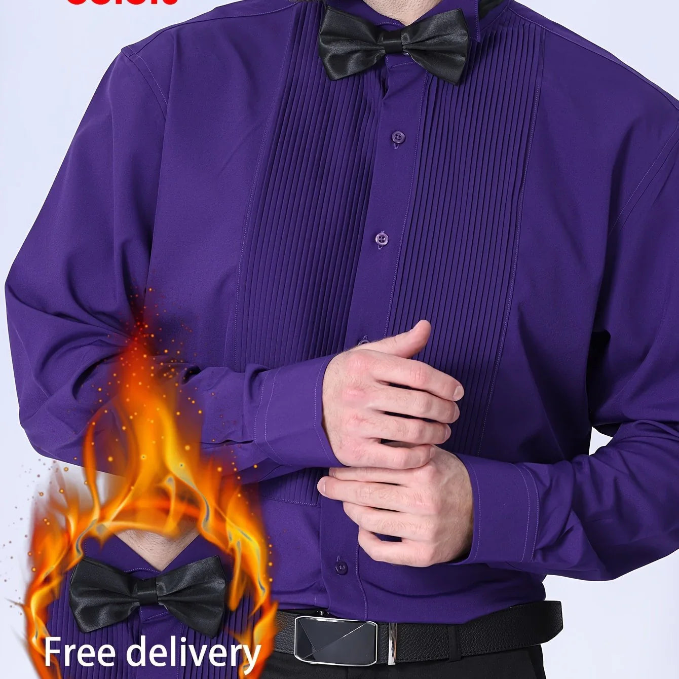 Langen Ärmel, Knopfleiste Geschäftliche Bankette Und Hochzeitsfeiern - tif-shop24.de