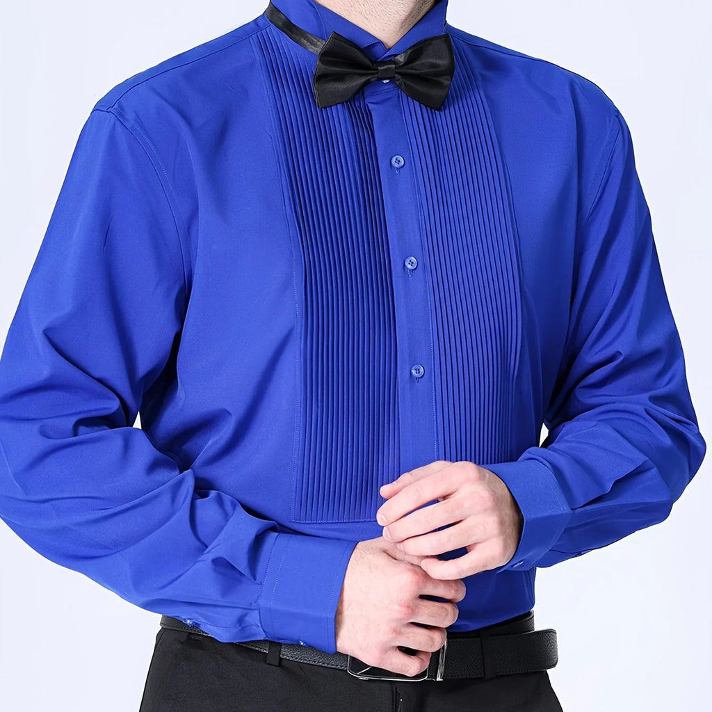 Langen Ärmel, Knopfleiste Geschäftliche Bankette Und Hochzeitsfeiern - tif-shop24.de
