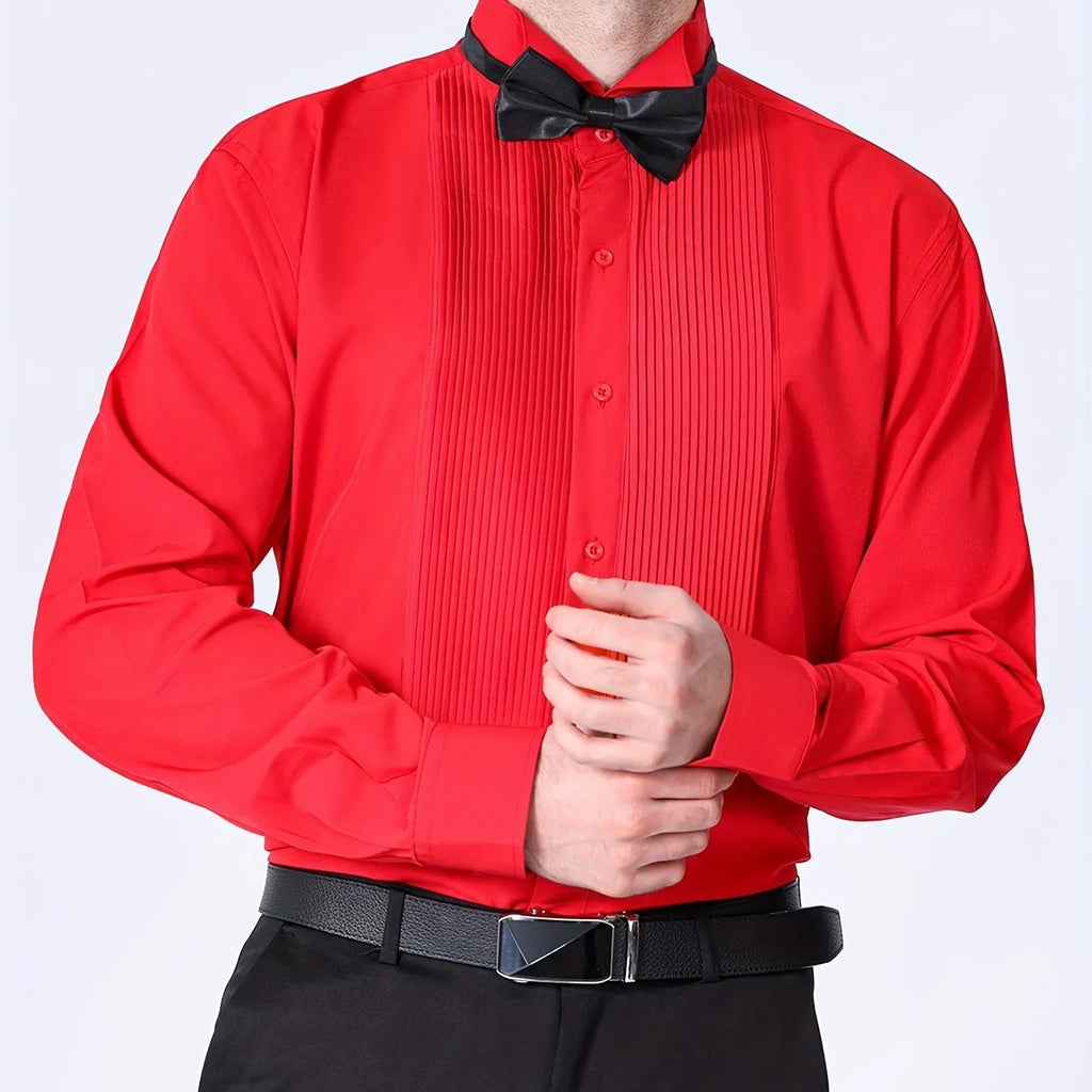 Langen Ärmel, Knopfleiste Geschäftliche Bankette Und Hochzeitsfeiern - tif-shop24.de