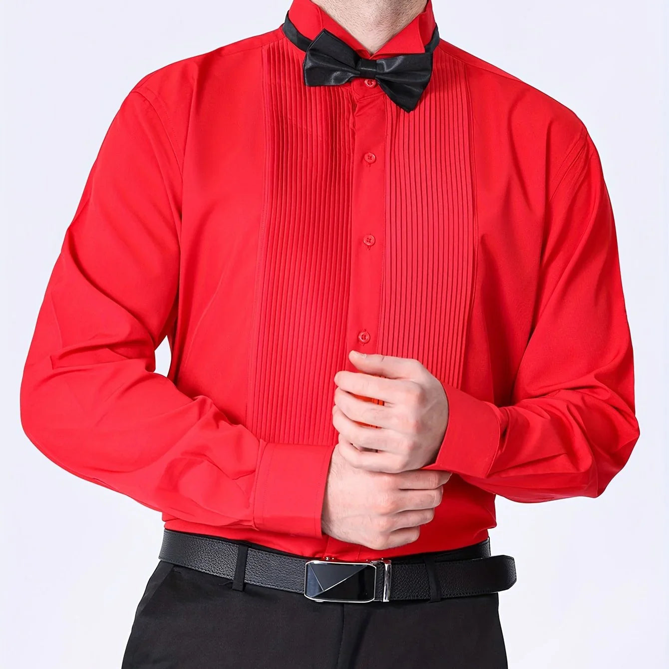 Langen Ärmel, Knopfleiste Geschäftliche Bankette Und Hochzeitsfeiern - tif-shop24.de