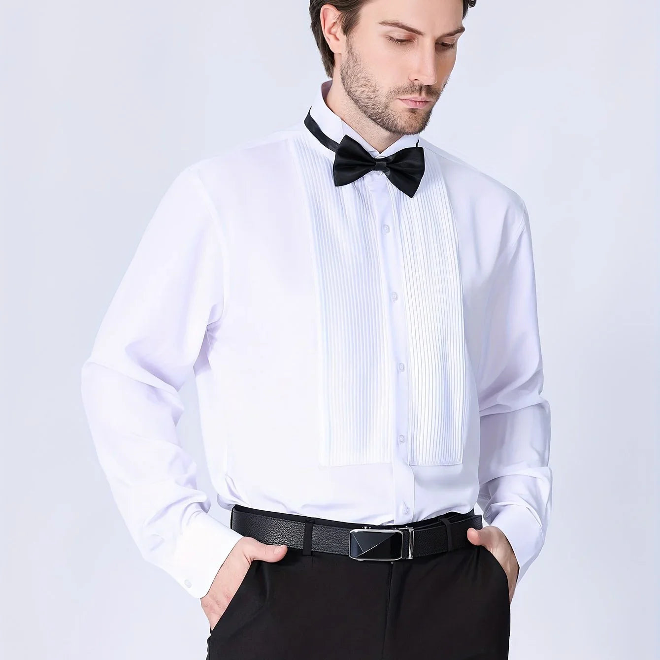 Langen Ärmel, Knopfleiste Geschäftliche Bankette Und Hochzeitsfeiern - tif-shop24.de