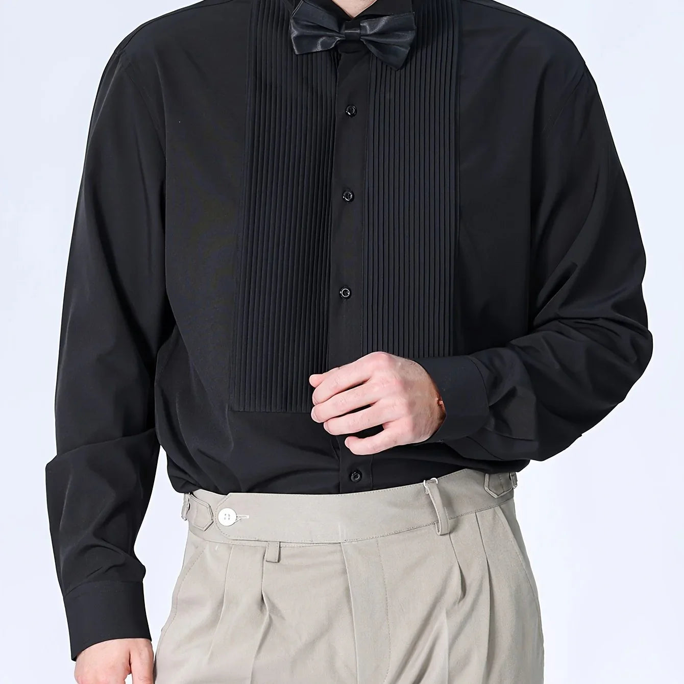 Langen Ärmel, Knopfleiste Geschäftliche Bankette Und Hochzeitsfeiern - tif-shop24.de