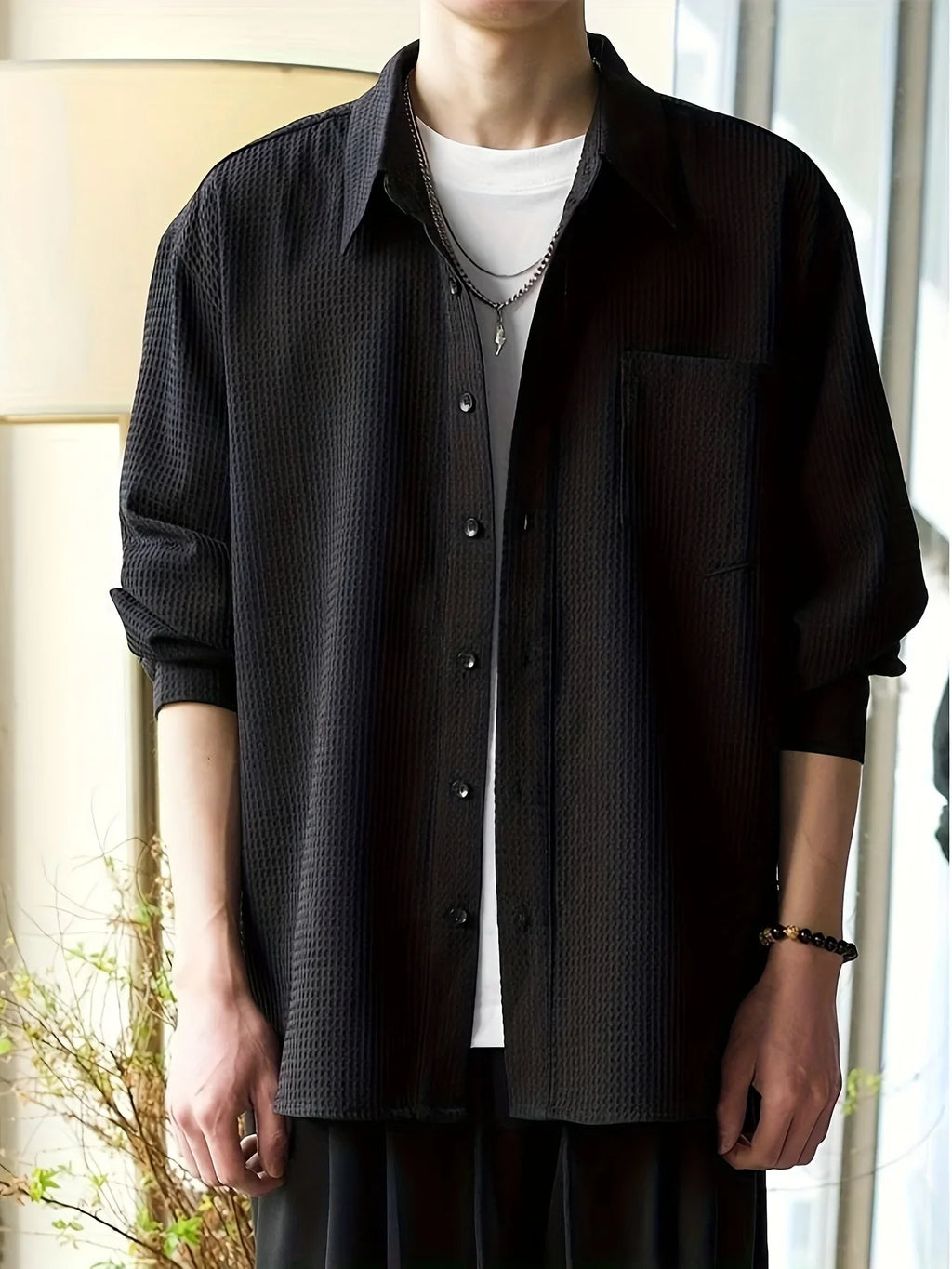 Brusttasche, Lässig, Atmungsaktiv , Knopfleiste - tif-shop24.de