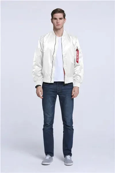 Wasserabweisende Ma1Flight Windjacke Pilot Air Force Bomberjacke | tif-shop24.de