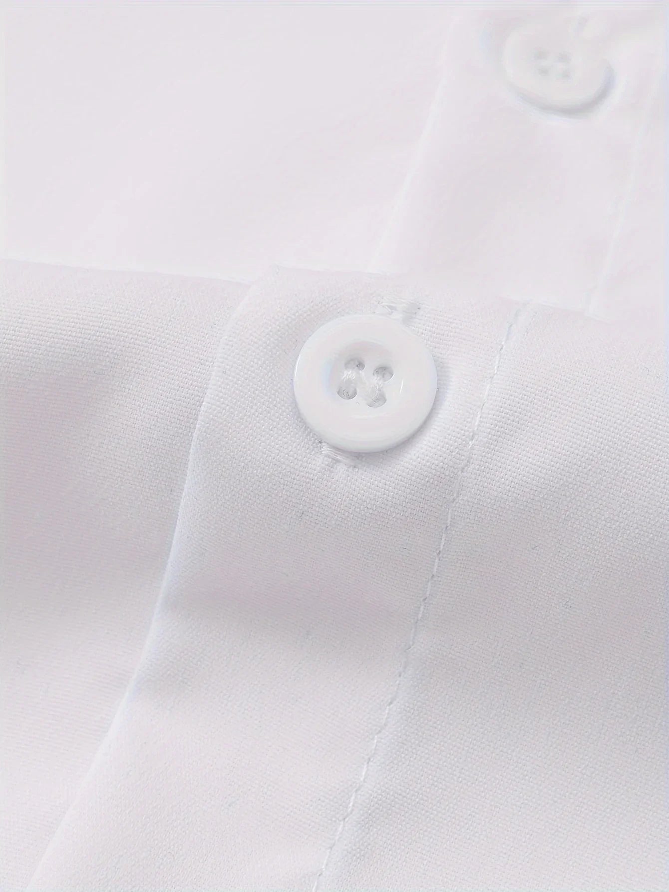 Stilvolles Einfarbiges Hemd, Lässiges Atmungsaktives Revers-Knopfleiste Langarmhemd Für Geschäftsaktivitäten - tif-shop24.de