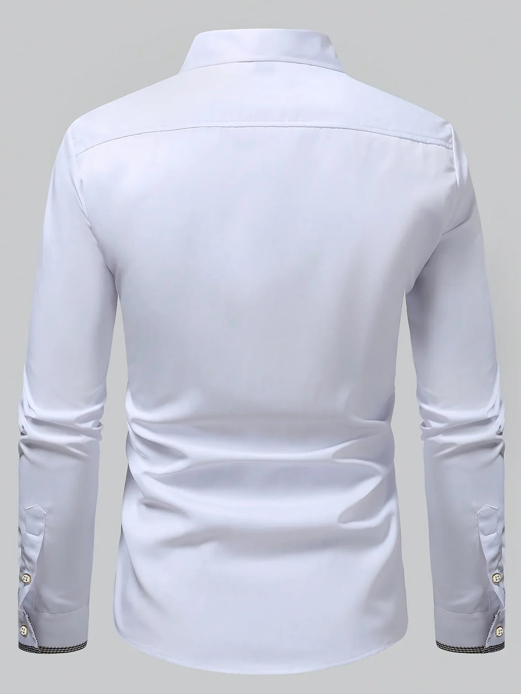 Lässige Karomuster-Design Slim Fit Langarm-Knopfleiste Hemd, Frühling Herbst Outdoor Top - tif-shop24.de