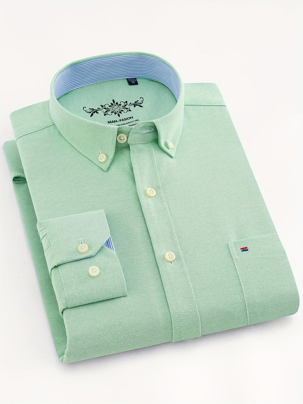 Modisches Baumwollmischung, Formelles Atmungsaktives Hemd Mit Revers Und Knopfleiste Für Geschäftliche Aktivitäten - tif-shop24.de