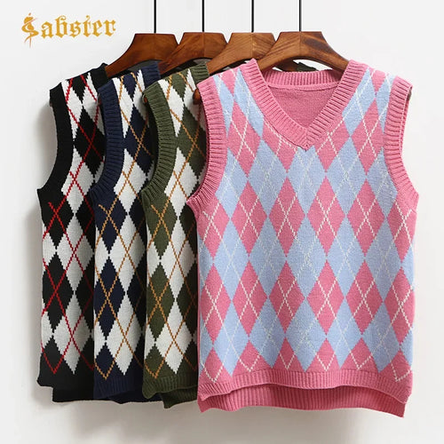 Fashion Casual Tank Tops Pullover Elasticity Sweater Spring Sleeveless V-Neck | tif-shop24.de