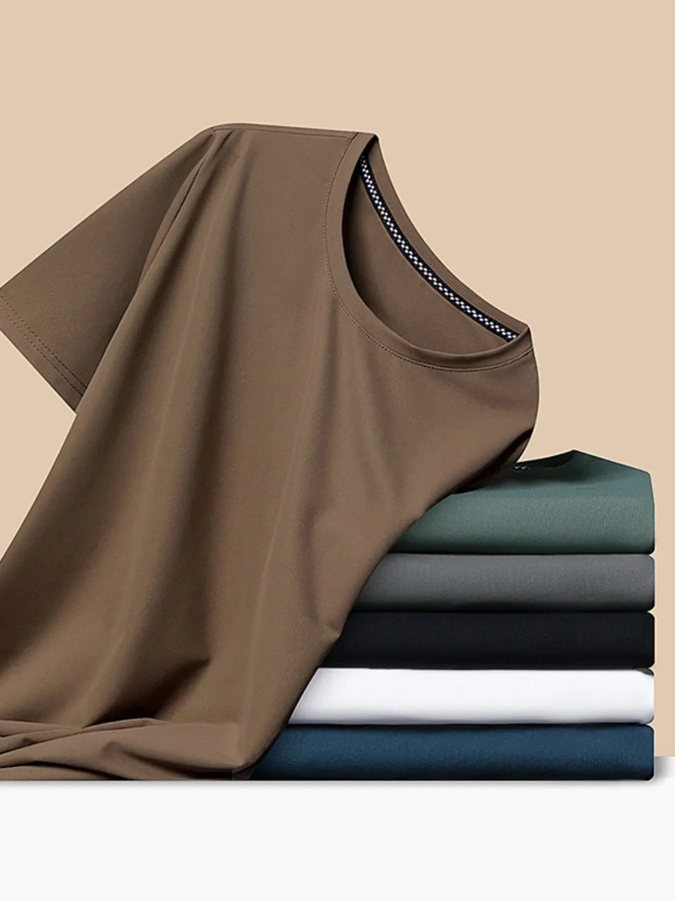 Men's Plus Size Breathable Short Sleeve T-Shirt - tif-shop24.de