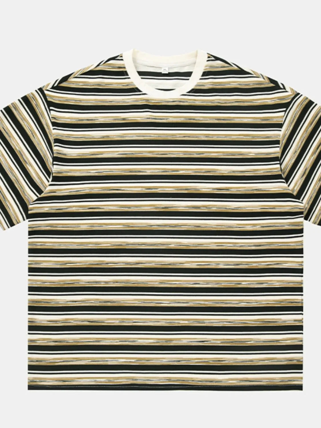 Men's Striped Round Neck Striped T-Shirt - tif-shop24.de
