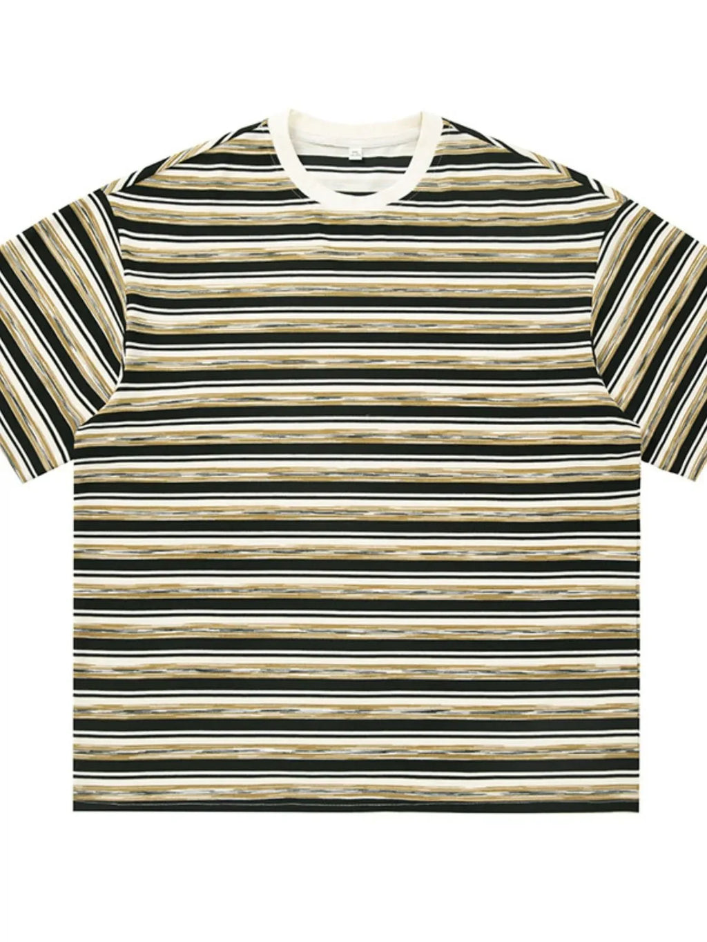 Men's Striped Round Neck Striped T-Shirt - tif-shop24.de