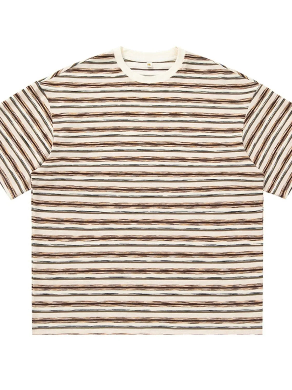 Men's Striped Round Neck Striped T-Shirt - tif-shop24.de