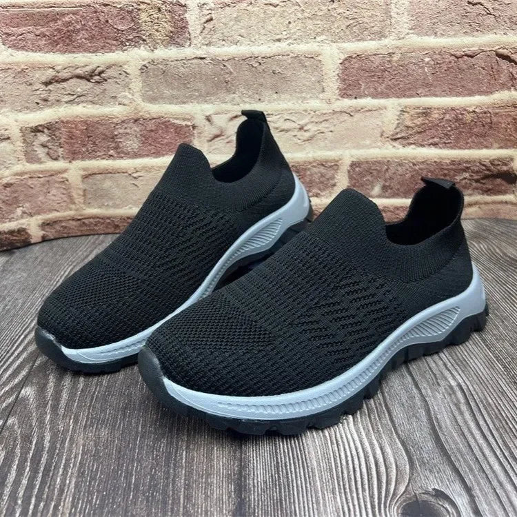 Breathable Mesh Round Toe Platform Athletic - tif-shop24.de