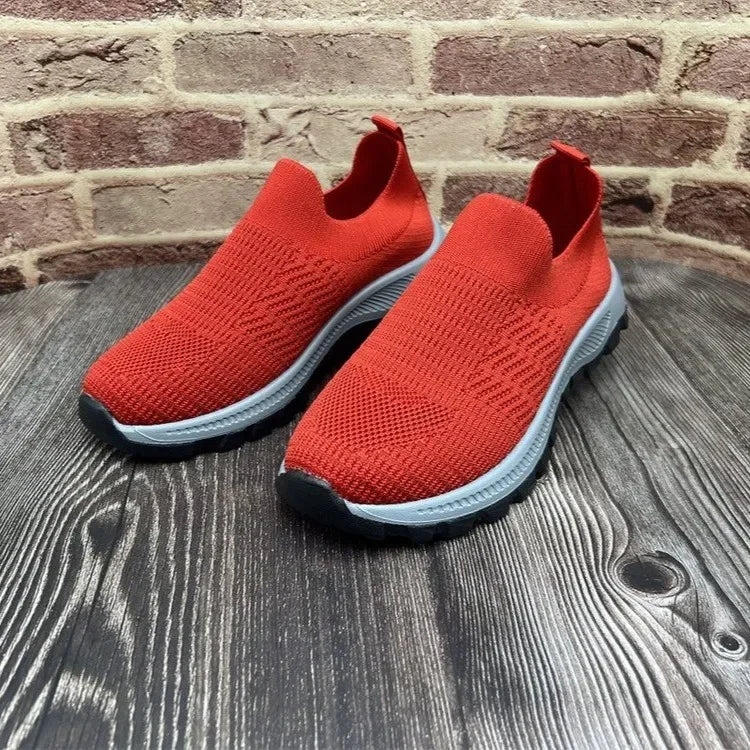 Breathable Mesh Round Toe Platform Athletic - tif-shop24.de