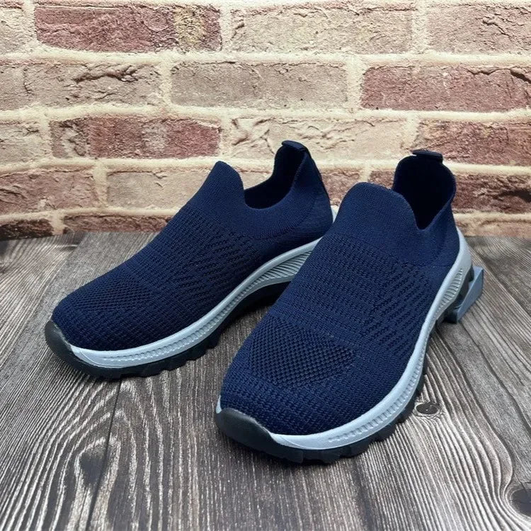 Breathable Mesh Round Toe Platform Athletic - tif-shop24.de