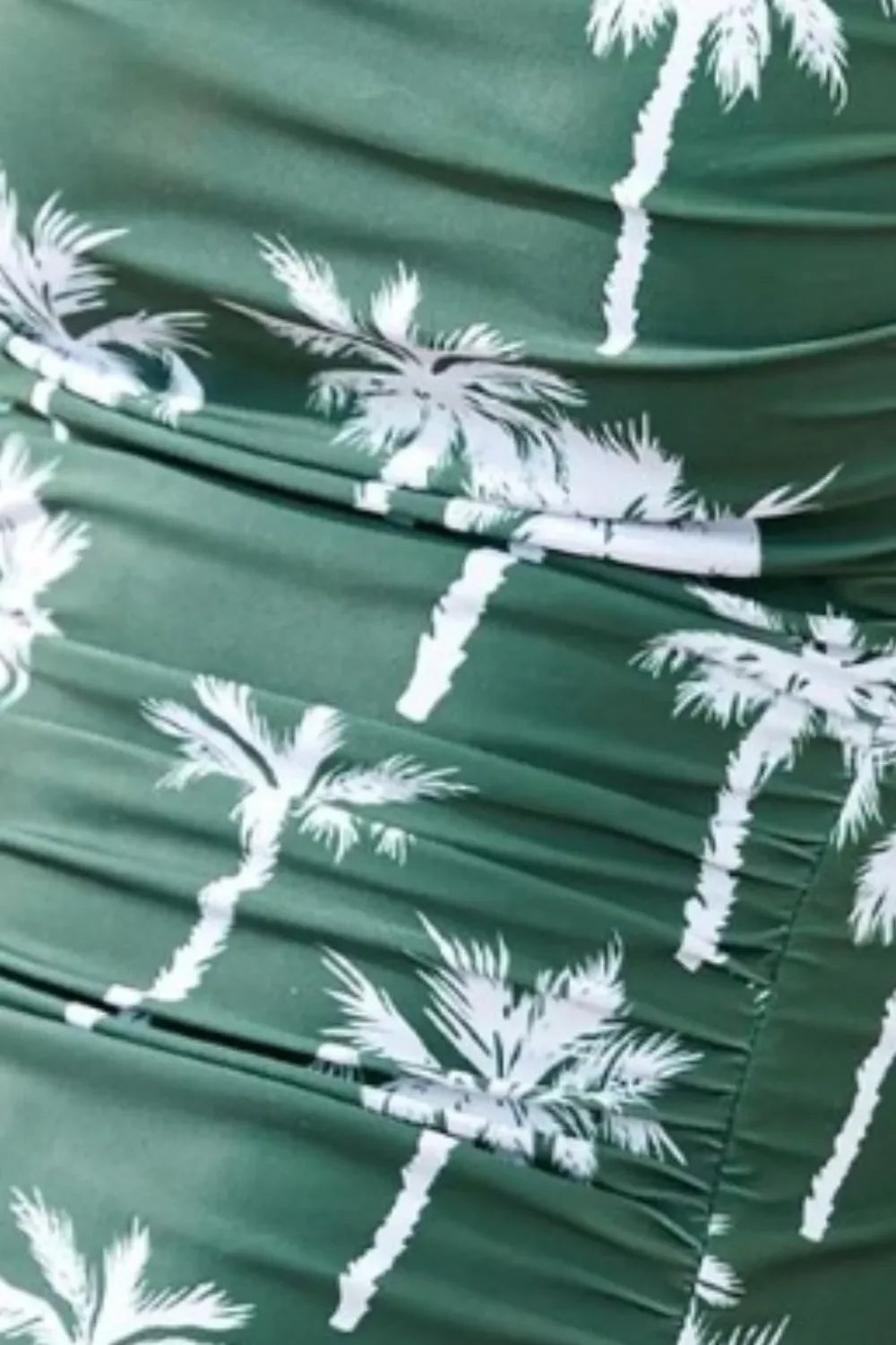 Printed Square Neck Wide Strap One-Piece Swimwear - tif-shop24.de