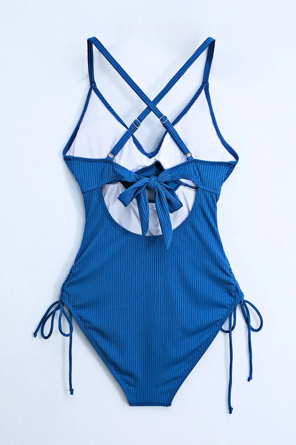 Cutout V-Neck Spaghetti Strap One-Piece Swimwear - tif-shop24.de