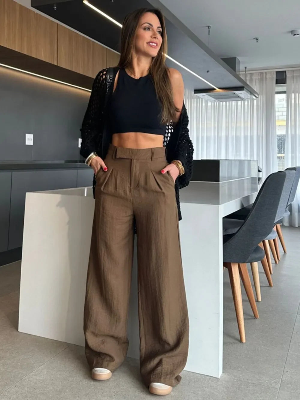 Hollow Out Open Front Cover-Up - tif-shop24.de