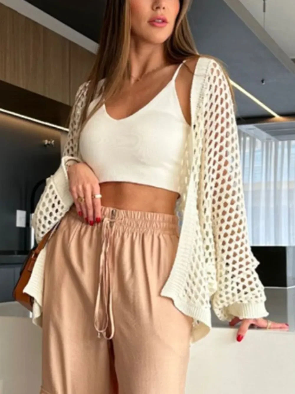 Hollow Out Open Front Cover-Up - tif-shop24.de