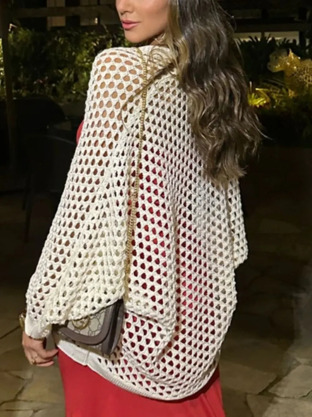 Hollow Out Open Front Cover-Up - tif-shop24.de