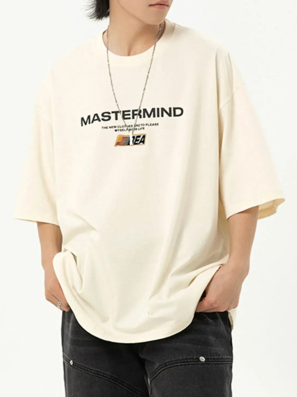 Men's Full Size Round Neck Half Sleeve T-Shirt Plus Size - tif-shop24.de